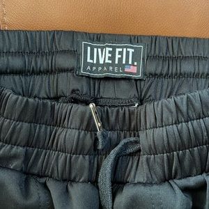 Mens Athletic Black Gym Pants